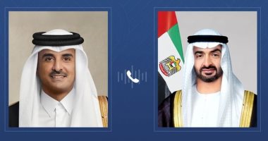 رئيس الإمارات وأمير قطر يبحثان علاقات التعاون والتطورات الإقليمية