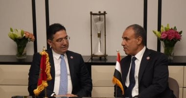 وزير الخارجية يلتقي نظيره المغربي على هامش أعمال مجلس جامعة الدول العربية