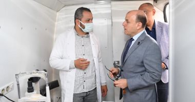 بـ 14 عيادة متنقلة.. محافظ الغربية يتفقد القافلة الطبية الشاملة بقرية شقرف