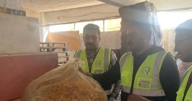 ضبط مصنع سناكس غير مرخص و120 ألف قطعة حلوى مجهولة المصدر فى حملة بالغربية