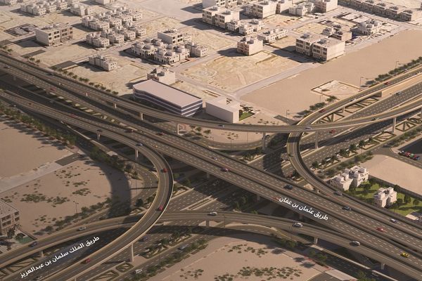 البدء بتنفيذ 7 جسور لتطوير طريق عثمان بن عفان مع طريق الملك سلمان في الرياض
