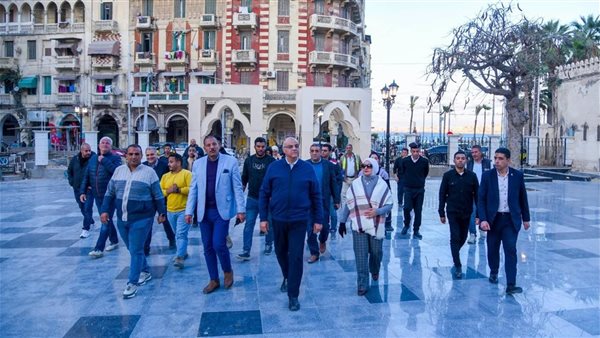 محافظ الإسكندرية يتفقد مشروع حلقة السمك الجديدة بحي الجمرك