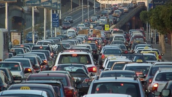 حالة المرور اليوم، كثافة بكوبري أكتوبر وميدان الجيزة وسيولة بكورنيش النيل ومحور صلاح سالم