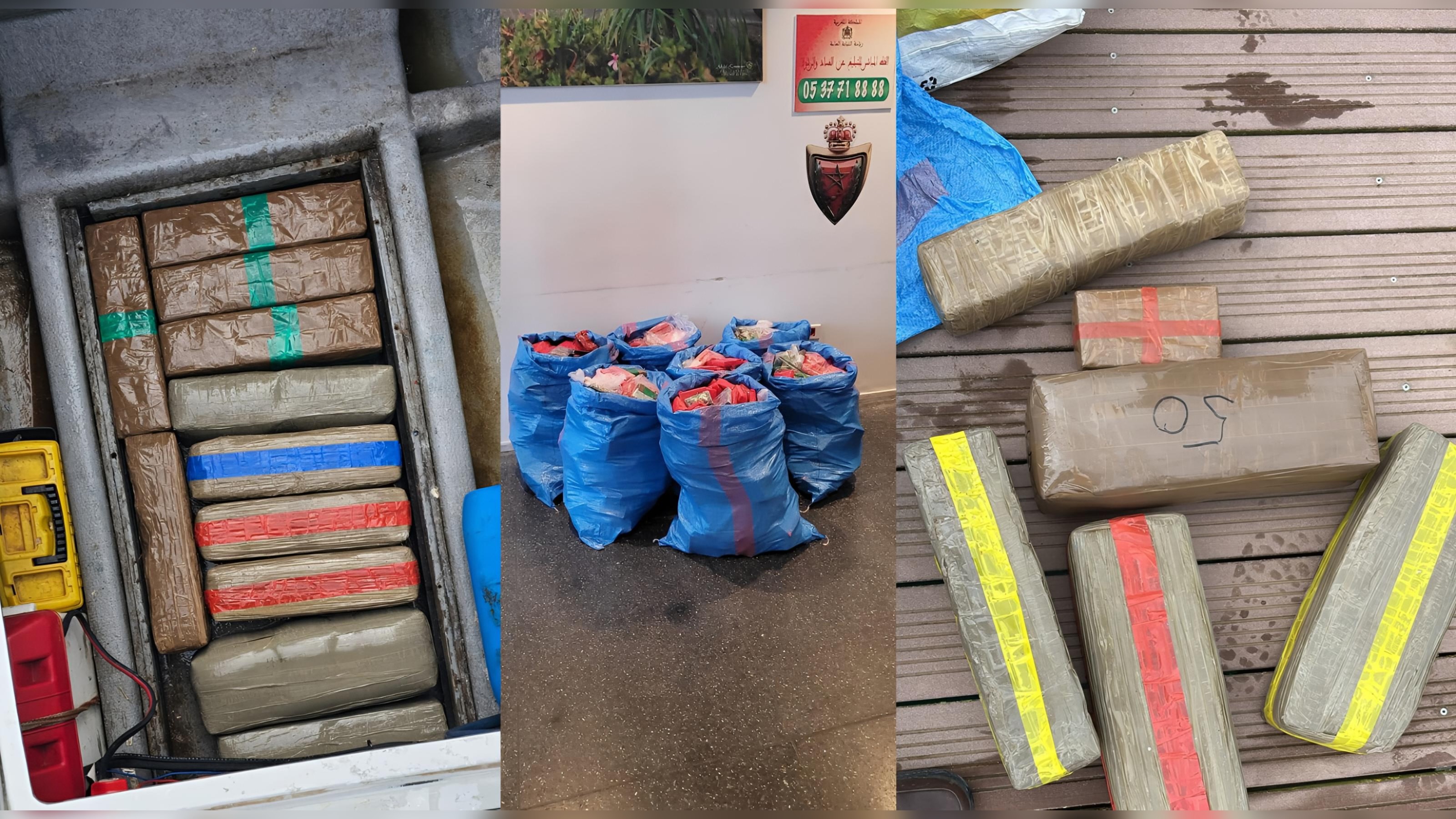 مارينا طنجة.. حجز نصف طن من الشيرا وتوقيف ستة أشخاص