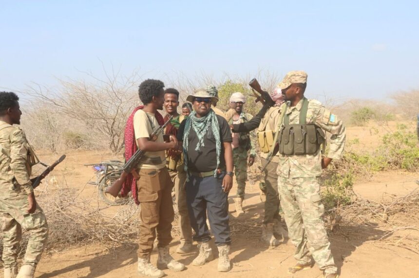 مقتل 9 عناصر إرهابية على أيدي الجيش الوطني