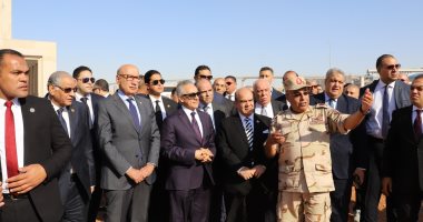رئيس مجلس القضاء الأعلى وقيادات النقض في جولة تفقدية بمشروع مدينة العدالة بحضور وزير العدل