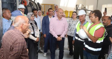محافظ السويس يتفقد مجمع محارق النفايات الطبية الخطرة فى حى الجناين