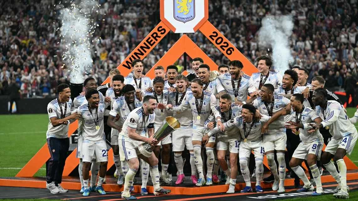 أستون فيلا يُسقط فرايبورغ.. ويُتوج بطلاً للدوري الأوروبي