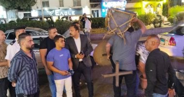 رئيس حى العجوزة يقود حملة لرفع الإشغالات وتحقيق الانضباط بالشوارع