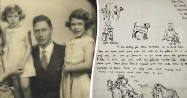 عرض رسالة كتبتها الملكة إليزابيث الثانية فى العاشرة من عمرها للبيع فى مزاد