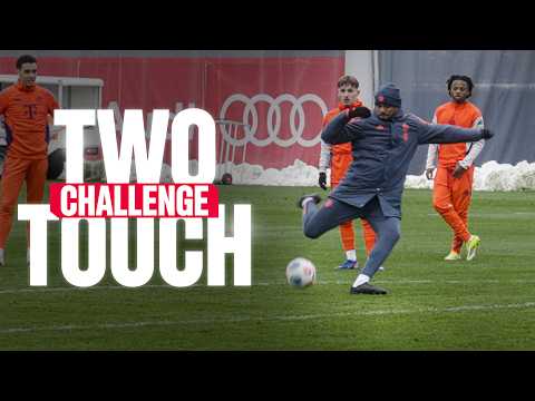 Coach Kompany puts on a show! 😳😮‍💨 | Two Touch Shootout Challenge #1 🎯