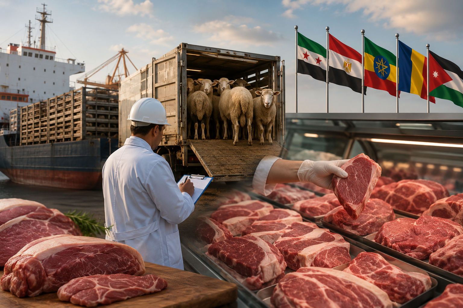 جو 24 : خريسات: فتحنا الاستيراد من مختلف المناشئ للحفاظ على أسعار اللحوم ومنع ارتفاعها #عاجل