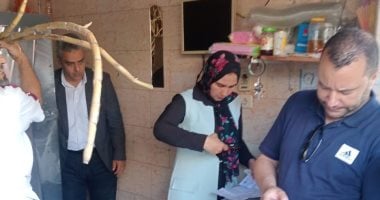 ضبط عبوات من مادة أكسيد التيتانيوم داخل بعض العصارات فى الدقهلية