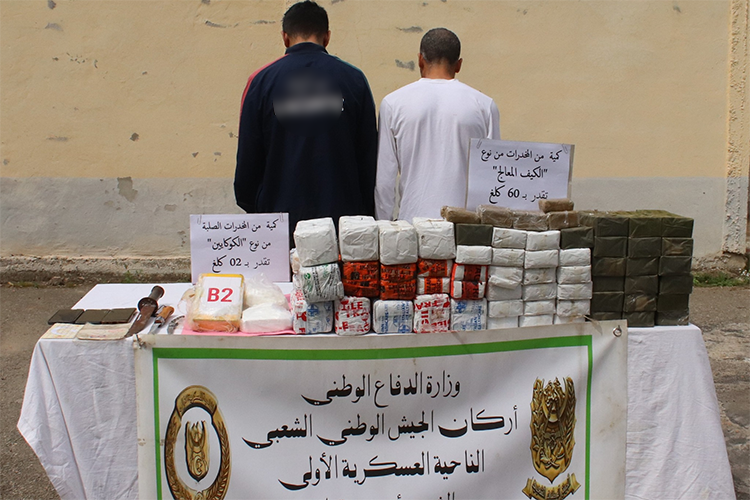 إحباط إدخال أزيد من قنطارين من المخدرات عبر حدود المغرب