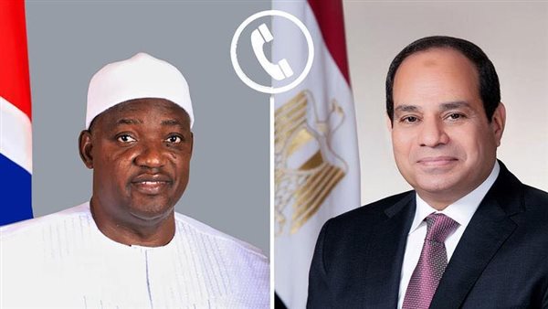 الرئيس السيسي يناقش مع نظيره الجامبي التطورات في غرب أفريقيا وسبل دعم السلم والأمن
