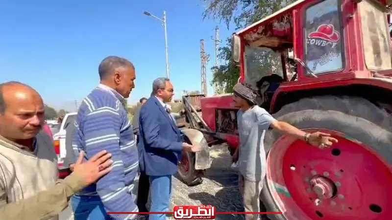 محافظ قنا يضبط جراراً مخالفاً ويشدد على تكثيف المتابعة