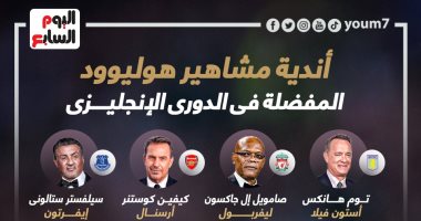 من السينما إلى المدرجات.. أندية مشاهير هوليوود المفضلة بالدوري الإنجليزي