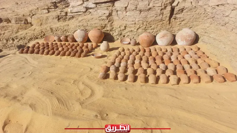 الكشف عن مجموعة من المقابر الصخرية بقبة الهواء بأسوان