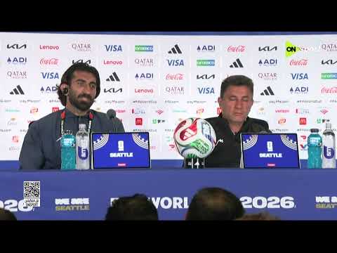 فراعنة الكورة - المؤتمر الصحفي قبل مباراة مصر وإيران