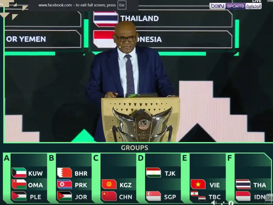 قرعة كأس آسيا 2027: الأردن في المجموعة ب مع أوزبكستان وكوريا الشمالية والبحرين
