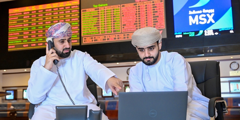 انخفاض مؤشر بورصة مسقط بنسبة 0.50 %