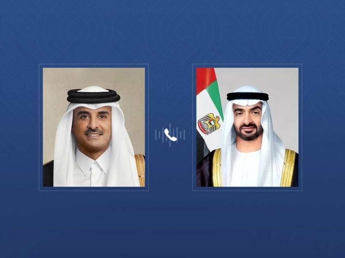 رئيس الدولة يعزي هاتفياً أمير قطر بوفاة الشيخ حمد بن خليفة آل ثاني