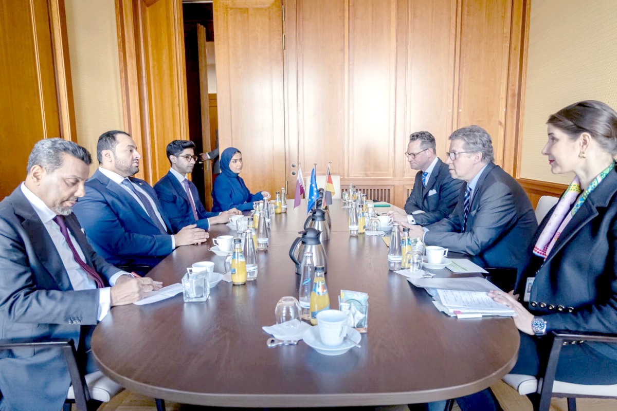 ‫ الدوحة تجدد موقفها الثابت الداعم لوحدة السودان .. قطر وألمانيا يبحثان خفض التصعيد وتعزيز أمن واستقرار المنطقة