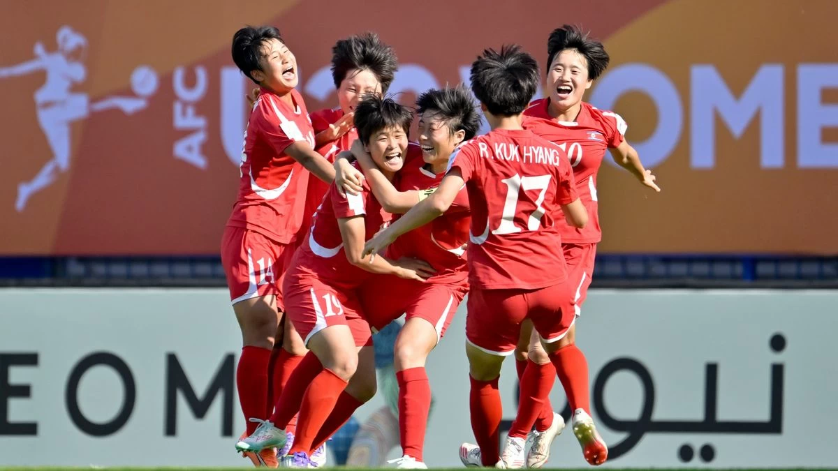 قمة تاريخية بين كوريا الشمالية والجنوبية في نصف نهائي كأس آسيا للشابات