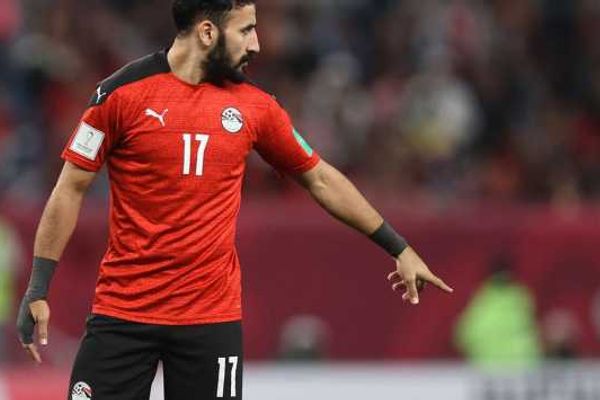 مهند لاشين يحصل على بطاقة صفراء بمواجهة منتخب مصر ضد نيوزيلندا