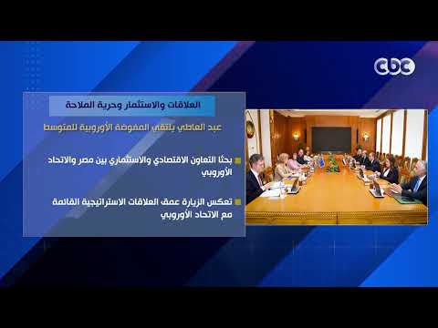 لبحث العلاقات الثنائية والاستثمار وحرية الملاحة.. عبد العاطي يلتقي المفوضة الأوروبية للمتوسط