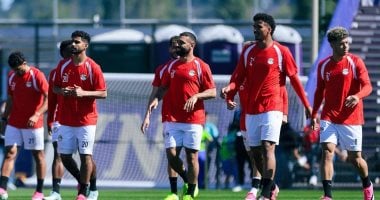 منتخب مصر يختتم تدريباته استعدادا لمواجهة بلجيكا فى كأس العالم
