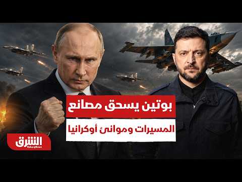 انتقام بوتين المزلزل.. قصف جماعي يسحق مصانع المسيرات وموانئ أوكرانيا