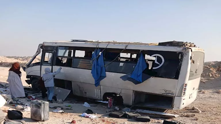 حادث أتوبيس طلابي في المنيا يُسفر عن 18 مصابًا ونقل 11 للمستشفى