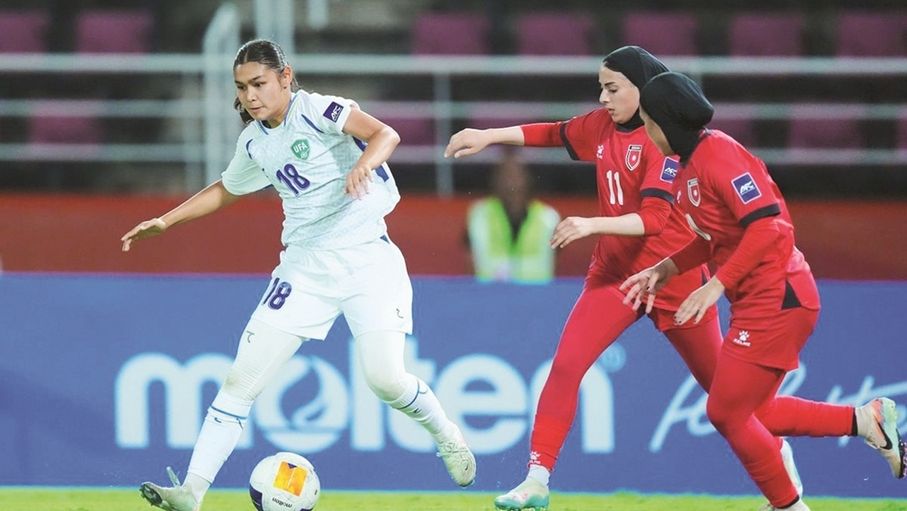 منتخب الشابات يتلقى خسارة ثقيلة أمام أوزبكستان ويودع كأس آسيا