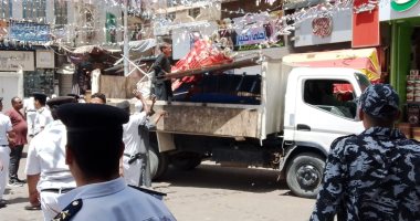 ضبط وتحرير 530 محضر إشغال وحالة تعدي في حملة مكبرة بمدينة قنا