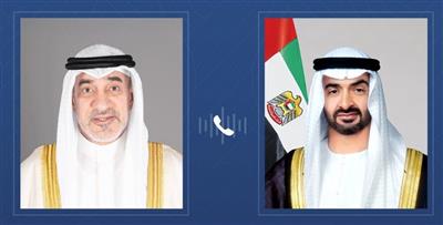 رئيس الإمارات يجري اتصالاً هاتفياً بالنائب الأول للاطمئنان على صحته