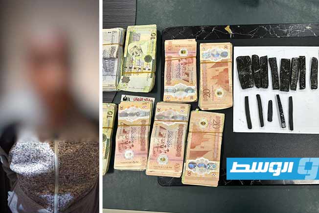 ضبط مروج حشيش بمنطقة الماجوري في بنغازي