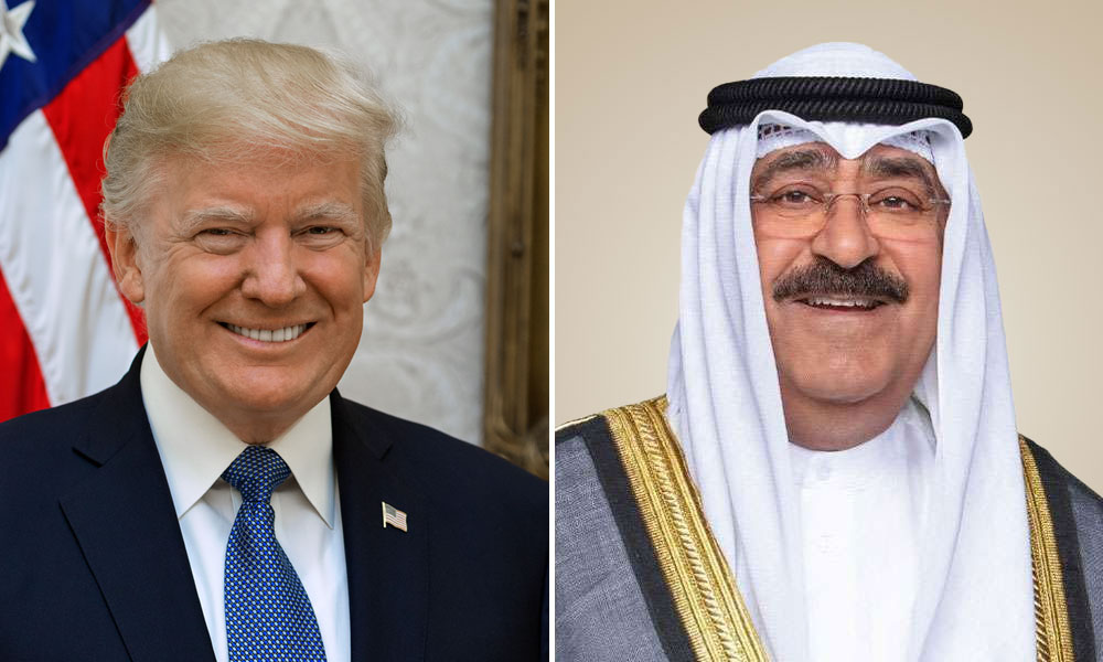 سمو أمير البلاد يهنئ الرئيس الأمريكي بالذكرى الـ250 لاستقلال بلاده