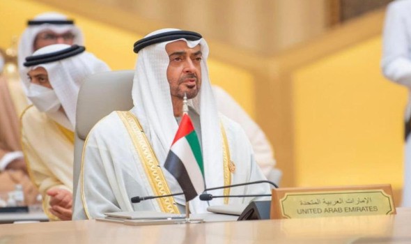 محمد بن زايد وروبيو يبحثان اتفاق إيران وأمن الخليج وحرية الملاحة في مضيق هرمز