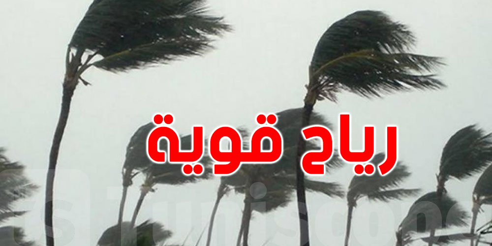 عاجل: رياح شديدة تتجاوز 105 كم