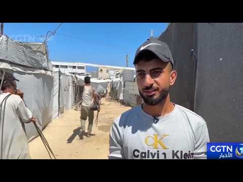 المونديال في غزة: الملعب الذي غطت خيام النازحين عشبه الأخضر