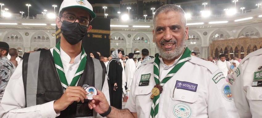 تكريم القطاعات الكشفية المشاركة في خدمة المعتمرين