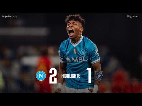 Highlights | Napoli - Lecce 2-1 | Serie A