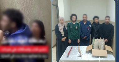 معركة الزجاجات الفارغة بأوسيم.. فيديو خناقة الحجارة يقود الأمن لضبط المتهمين