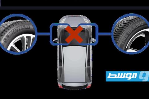 مخاطر خلط الإطارات وكيفية الحفاظ على سلامة السيارة