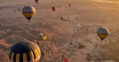 إلغاء تحليق رحلات البالون الطائر في سماء غرب الأقصر للتقلبات الجوية