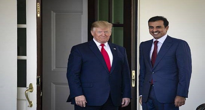 خلال اجتماعه مع أمير قطر.. ترامب: لن نسمح لإيران بامتلاك أو تطوير أو شراء سلاح نووى