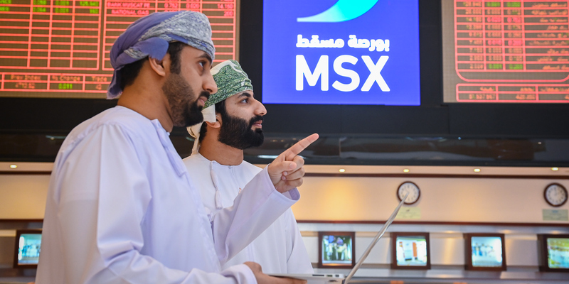 ارتفاع مؤشر بورصة مسقط بنسبة 1.97 %