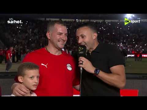 فراعنة الكورة - لقاء مع محمد فرحات شيف منتخب مصر وأسرته عقب حفل التكريم في ستاد القاهرة