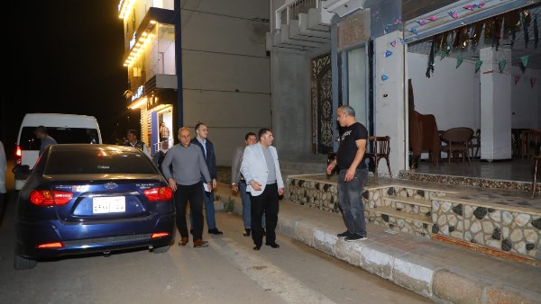 محافظ دمياط يقود حملة لرفع الاشغالات بفارسكور